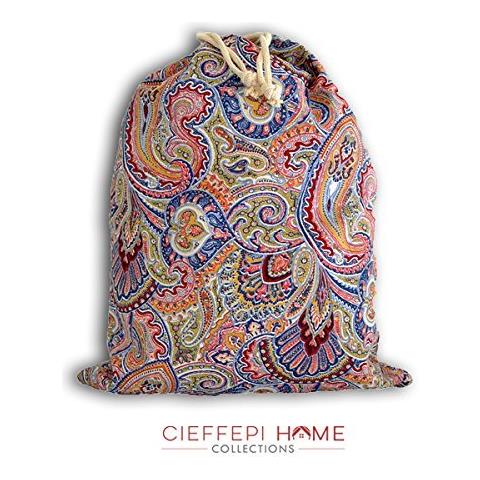 Sacco Porta Pane Multicolours In Cotone E Poliestere - 35x50 Cm - 5