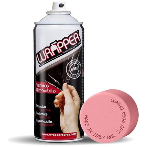 Wrapper Spray Vernice Rimovibile Tinte RAL, Rosa Chiaro - Foto 1