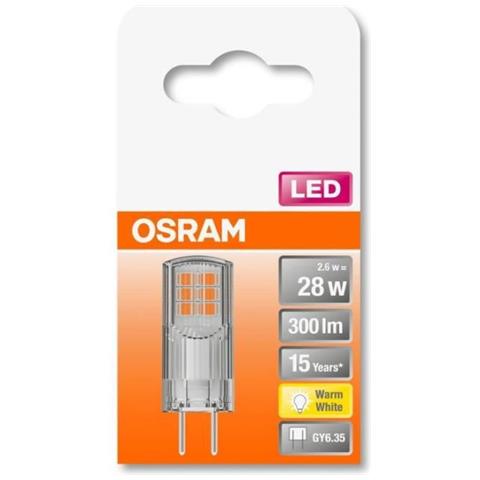 Capsula Led Trasparente - Equivalente A 2,6w 30w Gy6,35w - Bianco Caldo - Foto 1