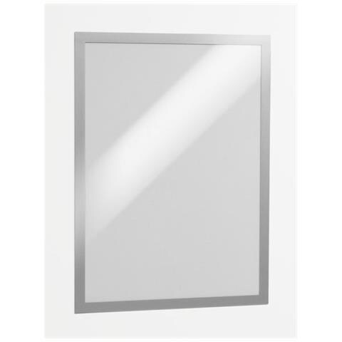 Duraframe A3 (silber) 2 Stck - Selbstklebender Info-rahmen (487323)  - Foto 1