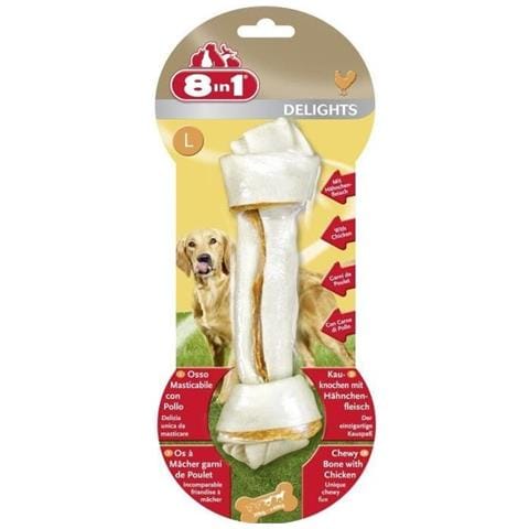 Snack per Cani Delights con Pollo 1 osso L - Foto 1