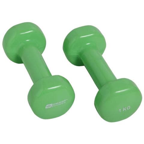 Manubri per Ginnastica 2 x 1 Kg Colore Verde - Foto 1