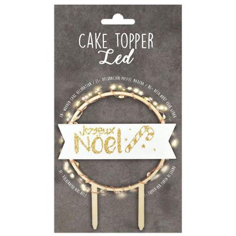 Led Topper Per Torta - Joyeux Noël - Foto 1
