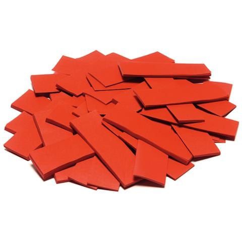 Slowfall Confetti Rectangular 55x18mm, Red, 1kg - Foto 1