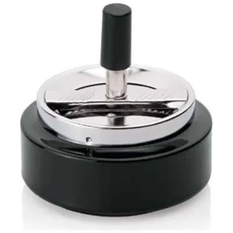 Posacenere, Posacenere Chiuso, Posacenere Con Coperchio - Acciaio Inox, ? 10 Cm - Foto 1