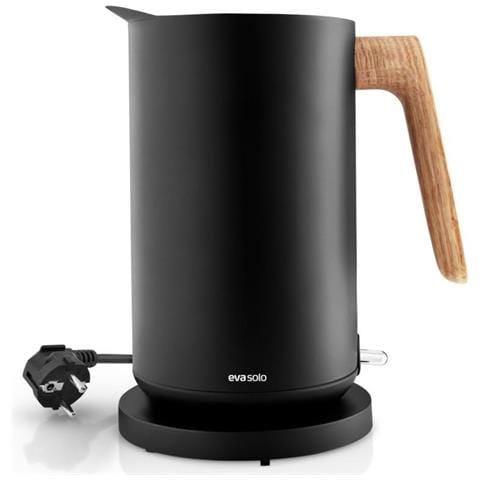 Bollitore Elettrico Nordic Kitchen Capacità 1.5 L Potenza 2200 W Materiale Acciaio Inossidabile Colore Nero - Foto 1