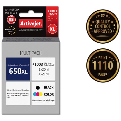 AH-M650RX cartuccia d'inchiostro 2 pz Compatibile Resa elevata (XL) Nero, Ciano, Magenta, Giallo - Foto 2