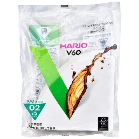Filtri Di Carta Per Dripper Hario V60-02 (100 Pezzi) - Foto 1