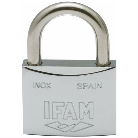 Lucchetto Con Chiave Inox 30 Acciaio Inossidabile Normale (3 Cm) - Foto 1