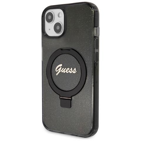 Cover Per Iphone 15 Tpu Ring Stand, Nero - Foto 1