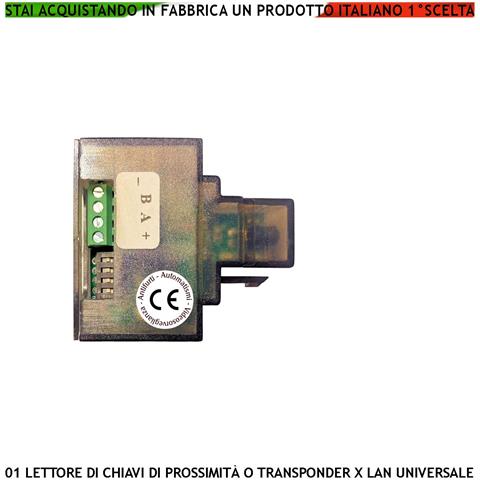 Modulo Lettore Chiavi Di Prossimità Rifd Trasponder Presa Lan Rj45 Modulo 501 Universale Di Qualsiasi Marca E Tipo Leg - Foto 1