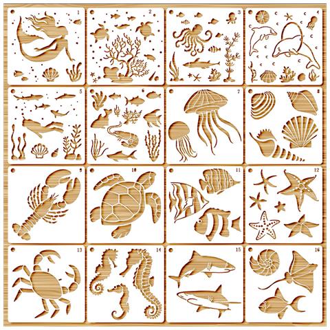 Modelli Per Pittura Di Animali In Pet Per Il Fai Da Te Vita Marina - Foto 1