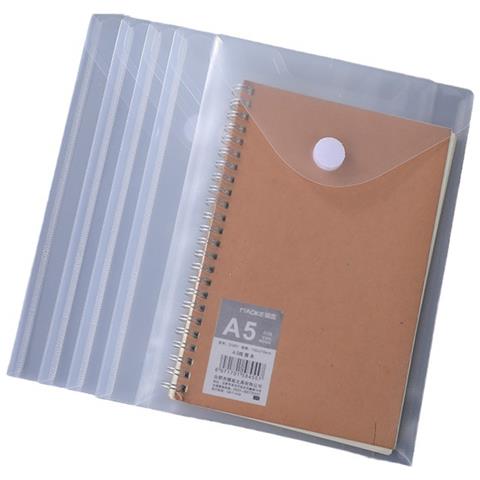 Confezione Da 12 Buste Trasparenti Per Documenti A7 Con Chiusura A Bottone - Foto 1