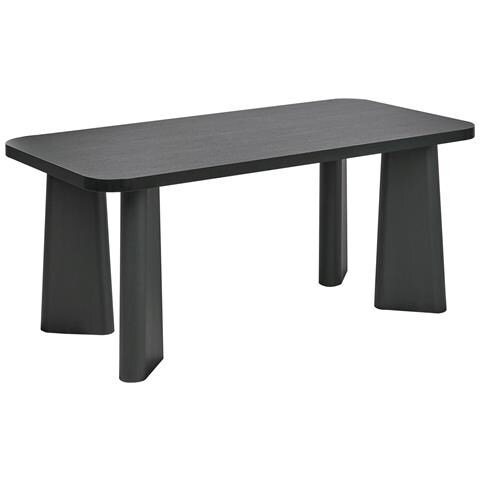 Tavolo Da Pranzo Nero 180 X 90 Cm Atlin - Foto 2