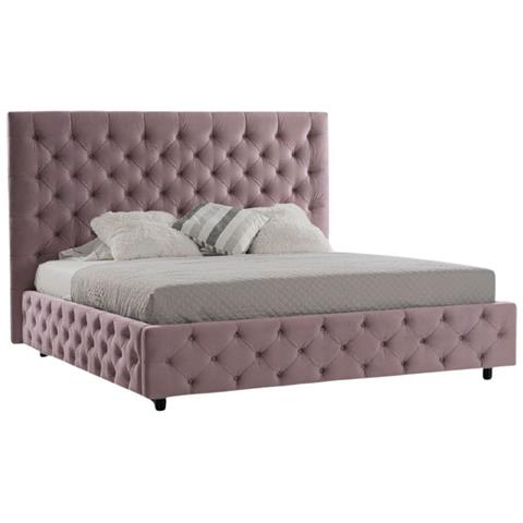Letto Matrimoniale Contenitore Sondrio Rosa - Foto 1