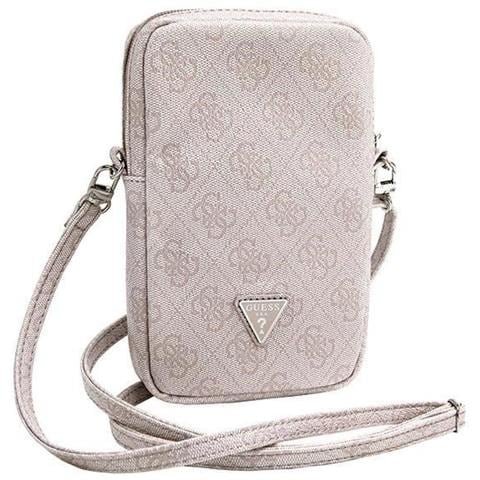 Borsa A Tracolla Con Zip Per Telefono 4g Con Logo Triangolare, Rosa - Foto 6