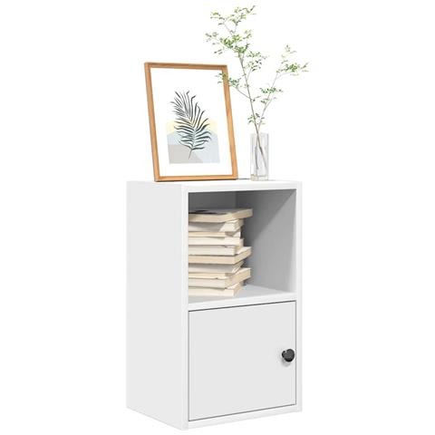 Libreria Bianca 31x24x52 Cm In Legno Multistrato - Foto 1