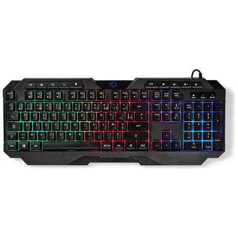 Tastiera USB GKBD110BKFR per Gaming (Layout Francese) Colore Nero - Foto 1