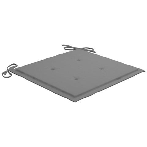 Sedie Da Giardino Impilabili 8 Pz Con Cuscini Massello Di Teak - Foto 8