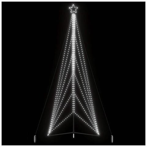 Albero di Natale a LED 861 LED Bianco Freddo 478 cm - Foto 2