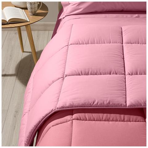 Trapunta Caleffi Bicolor In Cotone Colore Rosa Misura Piazza E Mezza - Foto 4