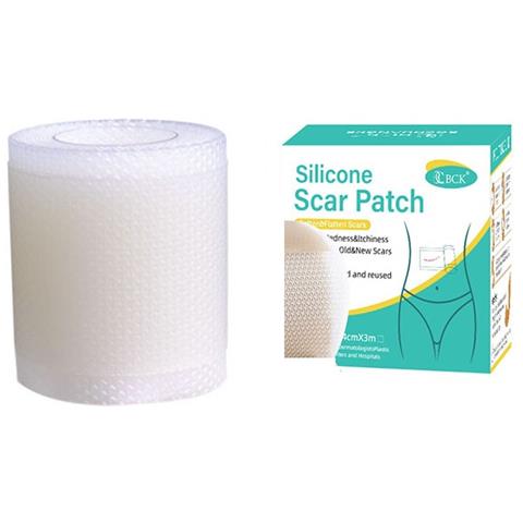 Nastro Per Cicatrici - Fogli Di Silicone Per Cicatrici Glossy Transparent Color 3m - Foto 2