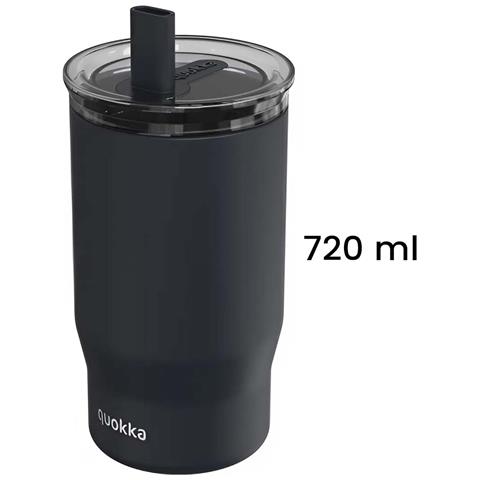 Bottiglia Termica 720ml Modello Mist Con Cannuccia Integrata, Nero - Foto 5