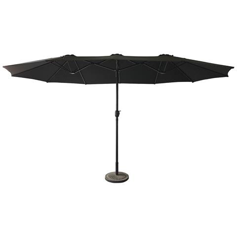 Ombrello Doppio 2,7x4,6m Linai Nero - Foto 1