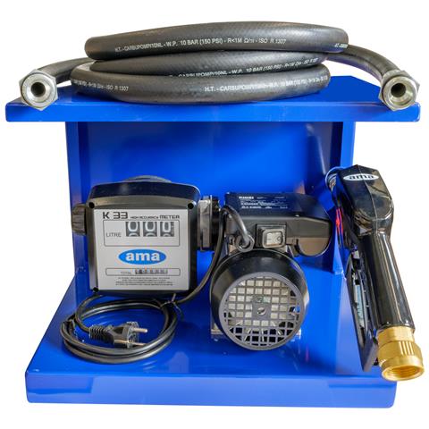 Distributore Ad Uso Privato Per Gasolio ""easy Pump"" Completo Di Contalitri Pompa Pistola Manuale E Tubo - Foto 1