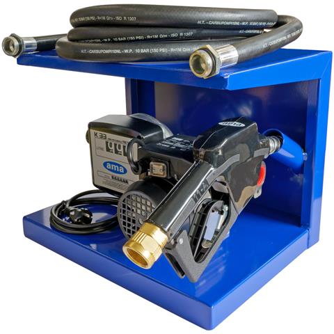 Distributore Ad Uso Privato Per Gasolio ""easy Pump"" Completo Di Contalitri Pompa Pistola Manuale E Tubo - Foto 2