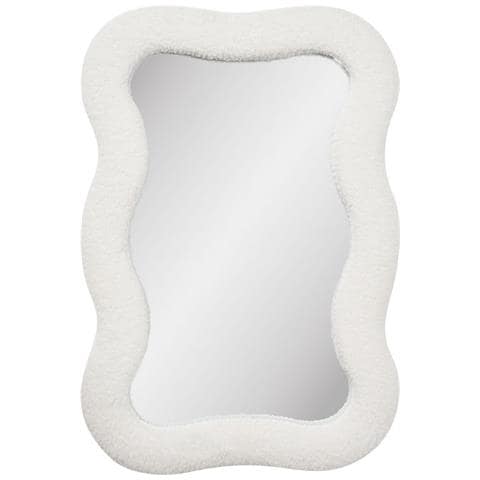 Specchio Con Cornice Bosaro - Bianco - Vetro - 54x5x80 Cm - Foto 1