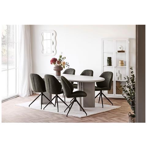 Specchio Con Cornice Bosaro - Bianco - Vetro - 54x5x80 Cm - Foto 4