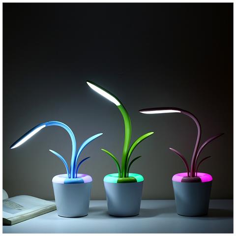 Lampada Da Scrivania A Led Per Protezione Occhi - Controllo Touch, Dimmer Multipli, Luce Soffusa Blue - Foto 2