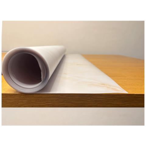Tovaglia Antimacchia Plastificata Pvc Proteggi Tavolo Crystal Marmo 100x300 D10 - Foto 1