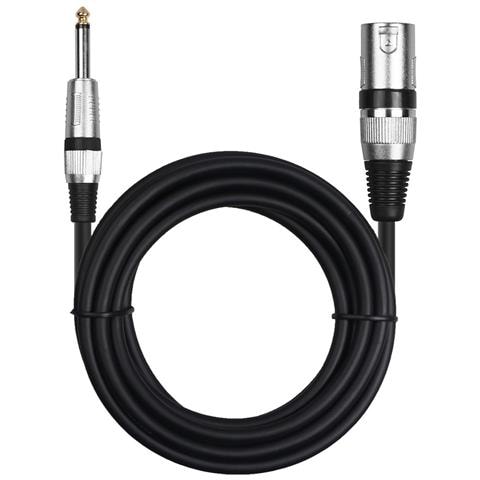 Cavo Microfono Xlr Femmina A 6.5mm Maschio - Collega Mixer, Amplificatori E Interfacce Audio 10 M - Foto 2