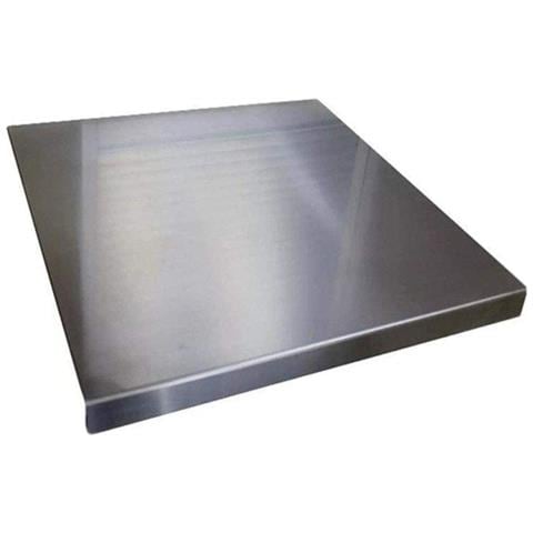 Tagliere Spianatoia Con Tarocco In Acciaio Inox Per Uso Alimentare - Varie Misure - Profondità 50 (l50 X P50 X 3cm) - Foto 1