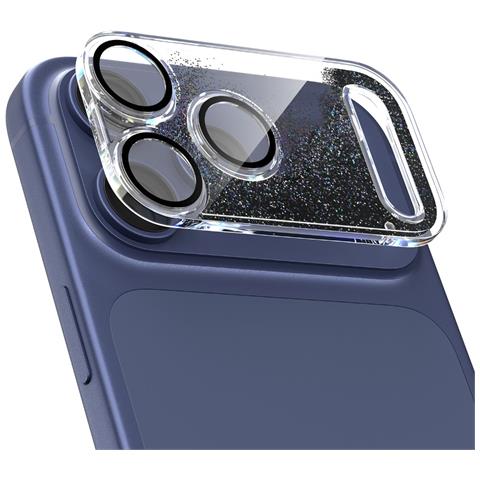 Protezione Obiettivo Fotocamera Pc Compatibile Con Iphone 17 Pro Max - Antigraffio E Antiurto Black - Foto 1