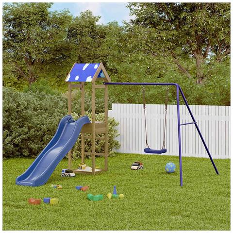 Set da Gioco da Esterno in Legno di Pino Impregnato - Foto 2