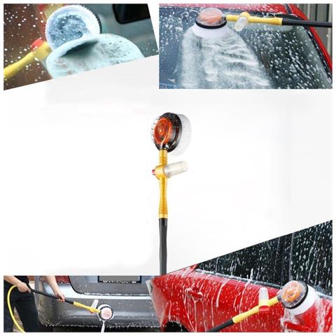 Spazzola Rotante Aquabrush Pro360 - Testa 360° A Pressione D'acqua | 3 Modalità | Serbatoio Detergente | Pulizia Auto E Vetri - Foto 8