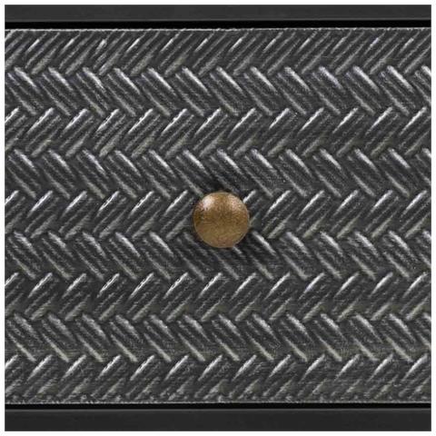 Comodino In Metallo Grigio 50x30x56h - Foto 8