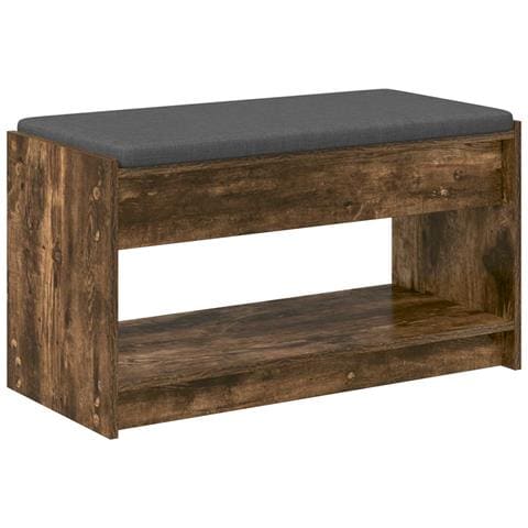 Panca per ingresso Quercia Affumicata 83 x 38 x 45 cm - Foto 1