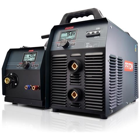 ProMIG-500-15-4-400V W MAXwire (WAM) Saldatrice MIG 500A 3-in-1 400V, Kit con trainafilo a 4 rulli, Inverter professionale - Foto 1