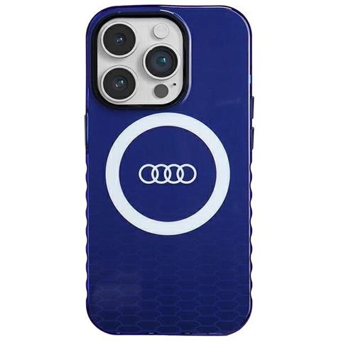 Audi Iml Big Logo Magsafe Case Per Iphone 14 Pro - Blu - Foto 1