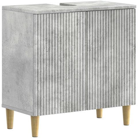 Armadio per Lavabo da Bagno ARNHEM Grigio Cemento - Foto 1