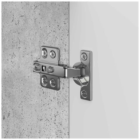 Armadio per Lavabo da Bagno ARNHEM Grigio Cemento - Foto 9