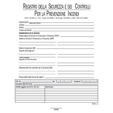 Cf5registro Sicurezza / Prev Incendi - Foto 1