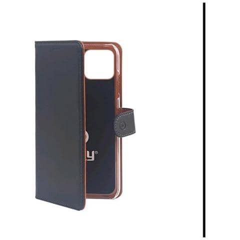 Wally custodia per cellulare 14,7 cm (5.8"") Custodia a libro Nero, Marrone per iPhone 11 - Foto 1