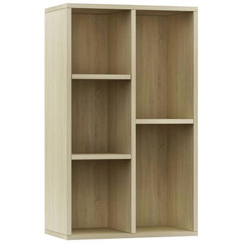 Libreria /Credenza Rovere Sonoma 50x25x80 cm Legno Multistrato - Foto 1
