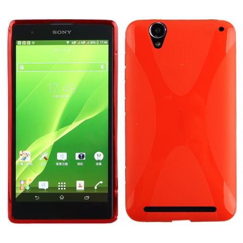 Custodia Compatibile Con Sony Xperia T2 In Rosso Cremisi - Coperchio Protettivo In Silicone Tpu Flessibile - Foto 1