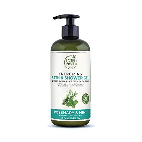 Gel Da Bagno E Doccia Con Petali Freschi, Rosmarino E Menta, 16 Once - Foto 1